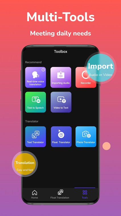 Real-time speech to text